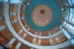 (Trent Nelson  |  The Salt Lake Tribune) A photo from inside the Matheson Courthouse in Salt Lake City on Friday, Oct. 20, 2023.