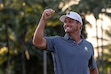 (Doug DeFelice | LIV Golf via AP )Bryson DeChambeau celebrates after making his putt on the 18th green during the finals of the LIV Golf Team Championship at the Trump National Doral golf club Sunday, Oct. 22, 2023, in Doral, Fla. 